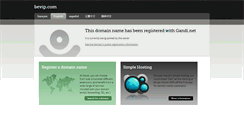 Desktop Screenshot of bevip.com